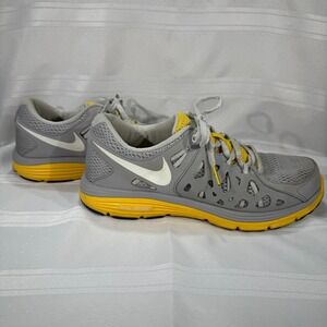 Nike Dual Fusion Running Shoes Gray Yellow Women's‎ 9.5